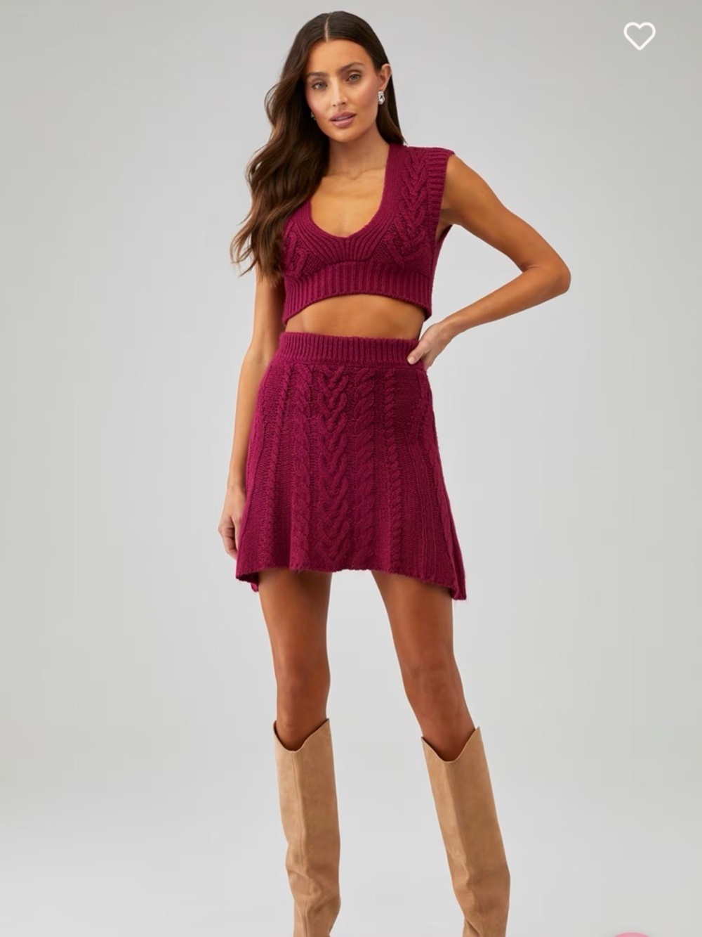 New For Love & Lemons Layton Mini Skirt